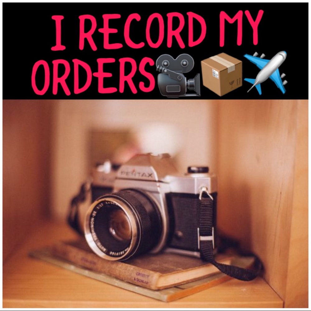 Orders Recorded 🎥📦